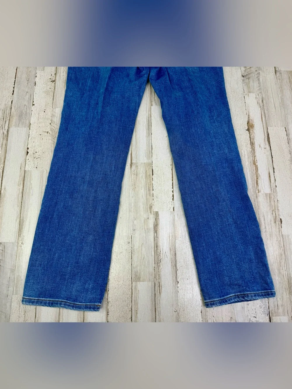 Tommy Hilfiger Jeans Women's Blue Wash 10 (33x30) Tribeca Straight Leg Denim
